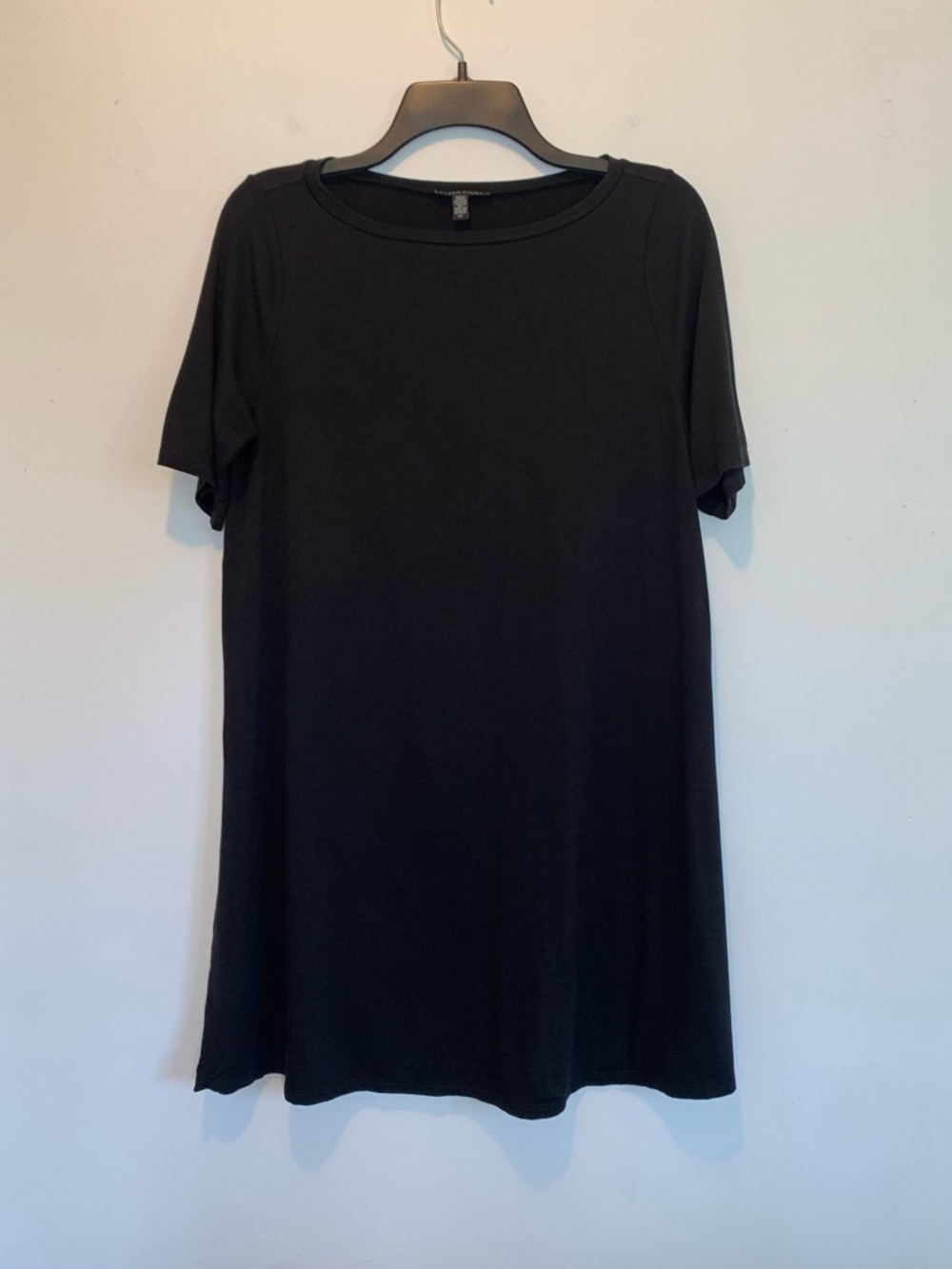 Eileen Fisher Black Tunic Short Sleeve Jersey